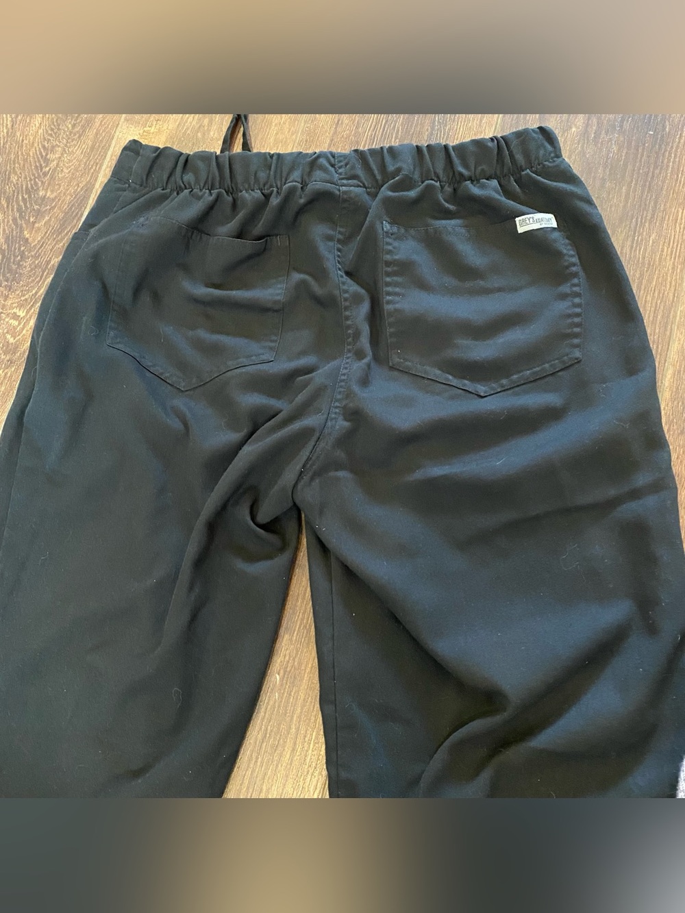 X2 Greys Anatomy scrub pants black green - Picture 3 of 15
